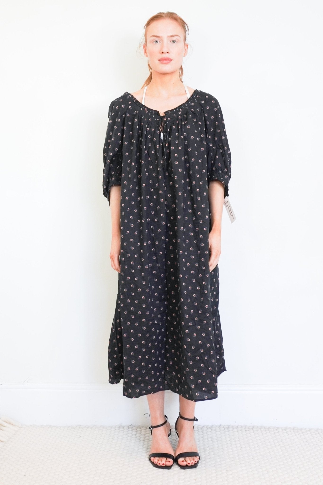 Thierry Colson Black Cotton Dress RRP £450 | Authentic & Preloved - Reloved Again