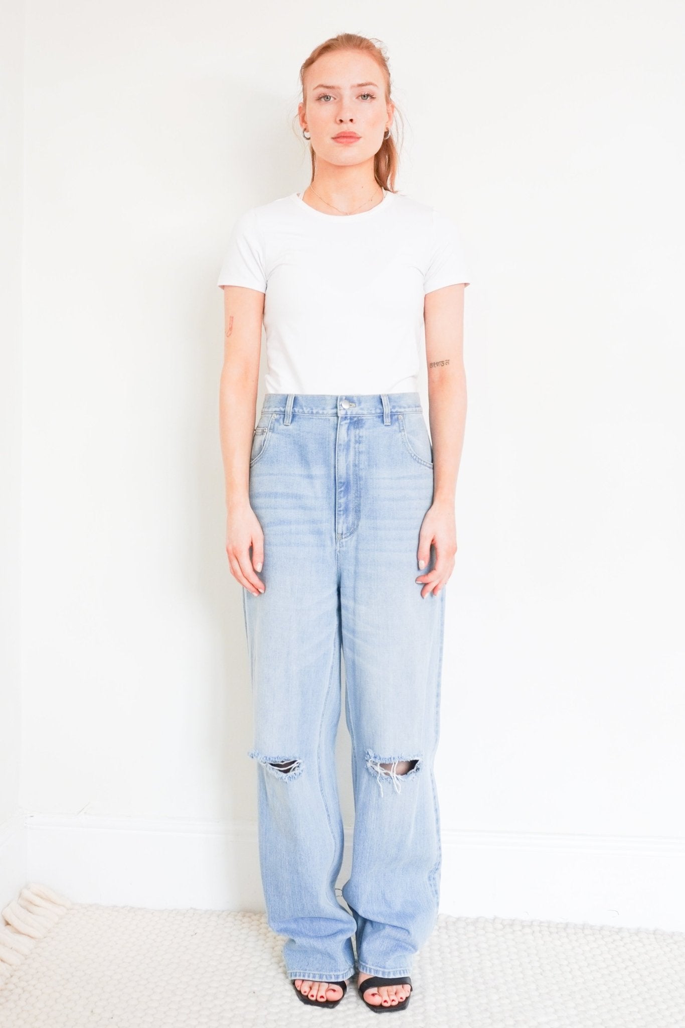 Tibi Blue Light Wash Jeans RRP £400 | Authentic Preloved - Reloved Again