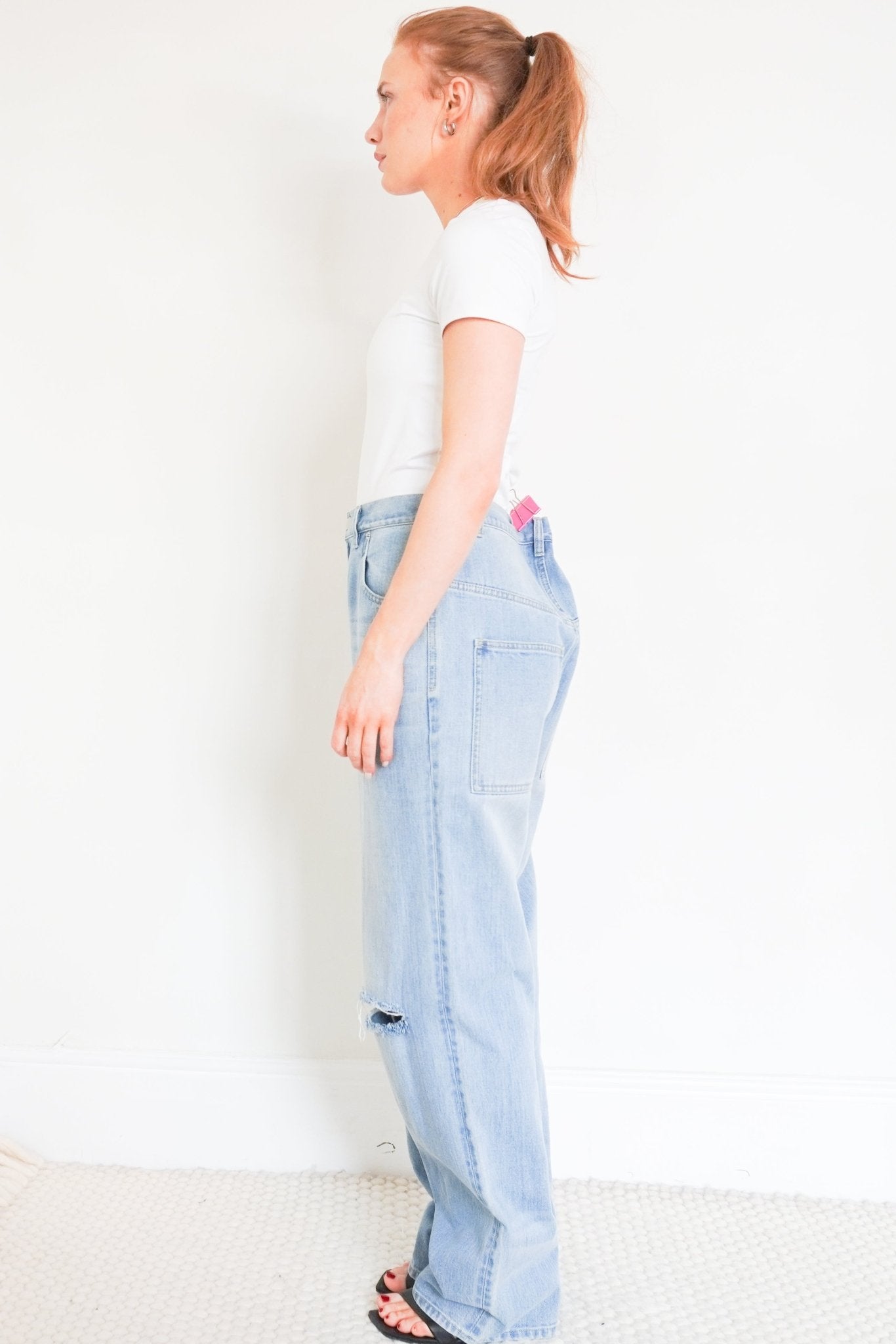 Tibi Blue Light Wash Jeans RRP £400 | Authentic Preloved - Reloved Again