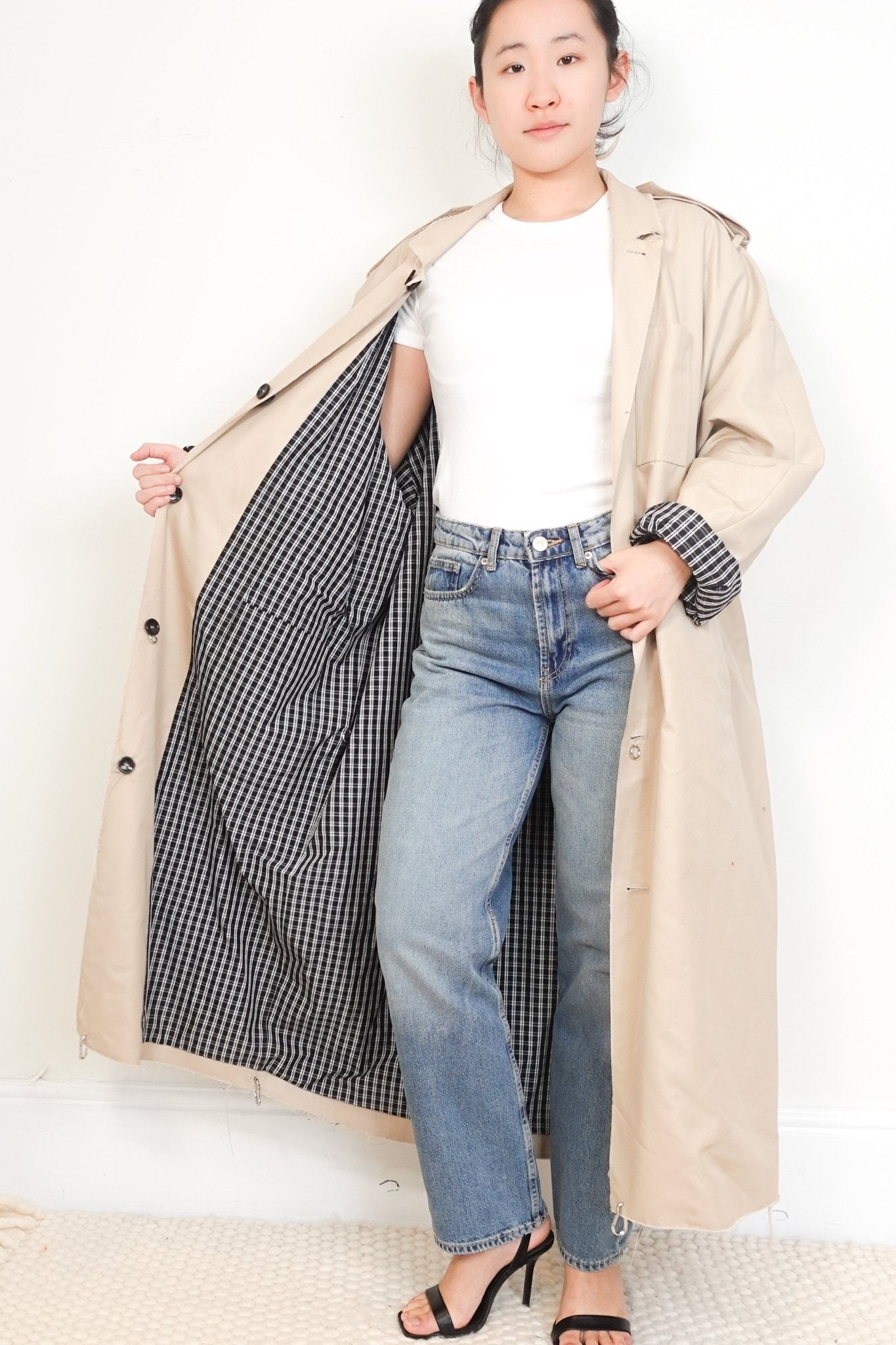 Tibi Reversible Cuffed Trench RRP £1100 | Authentic Preloved - Reloved Again