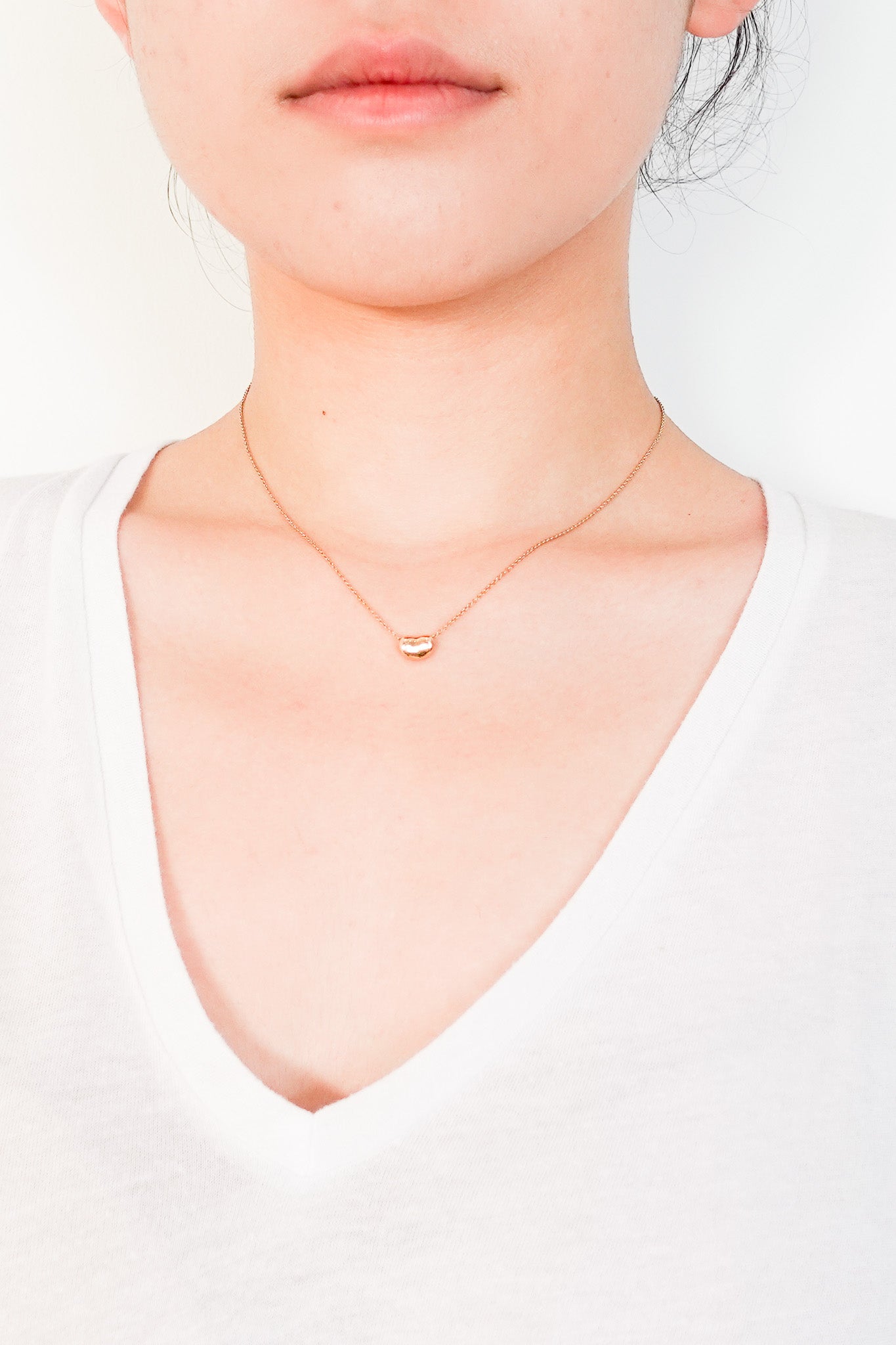 Tiffany & Co Elsa Peretti Bean Rose Gold pendant RRP £2500 | Authentic Preloved - Reloved Again