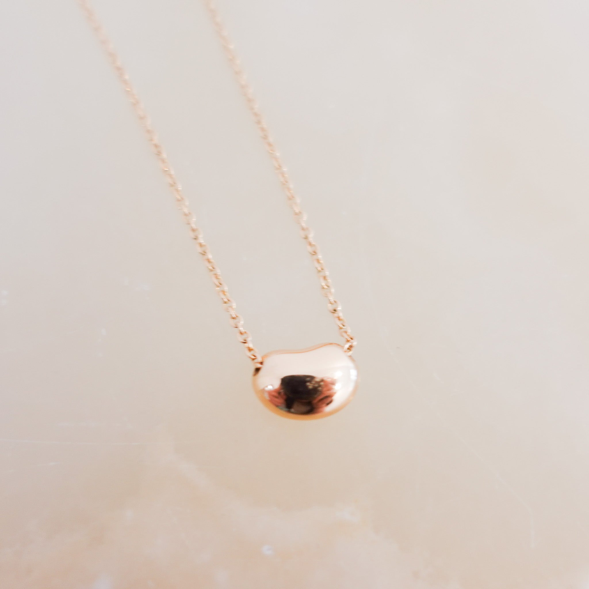 Tiffany & Co Elsa Peretti Bean Rose Gold pendant RRP £2500 | Authentic Preloved - Reloved Again