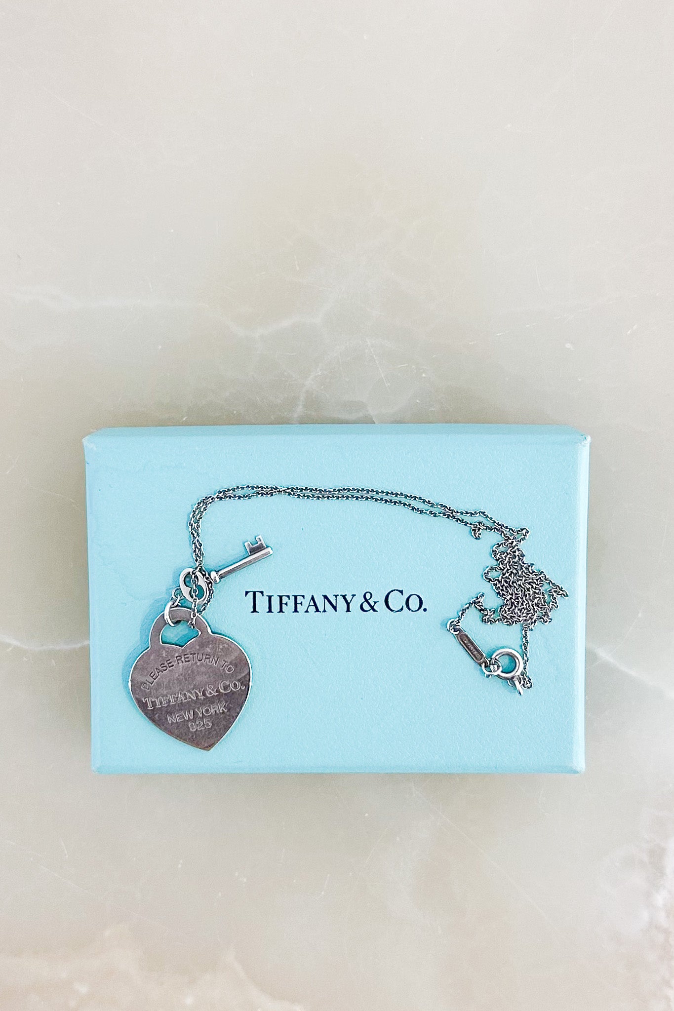 Tiffany & Co Return To Sender Necklace RRP £310 | Authentic Preloved - Reloved Again