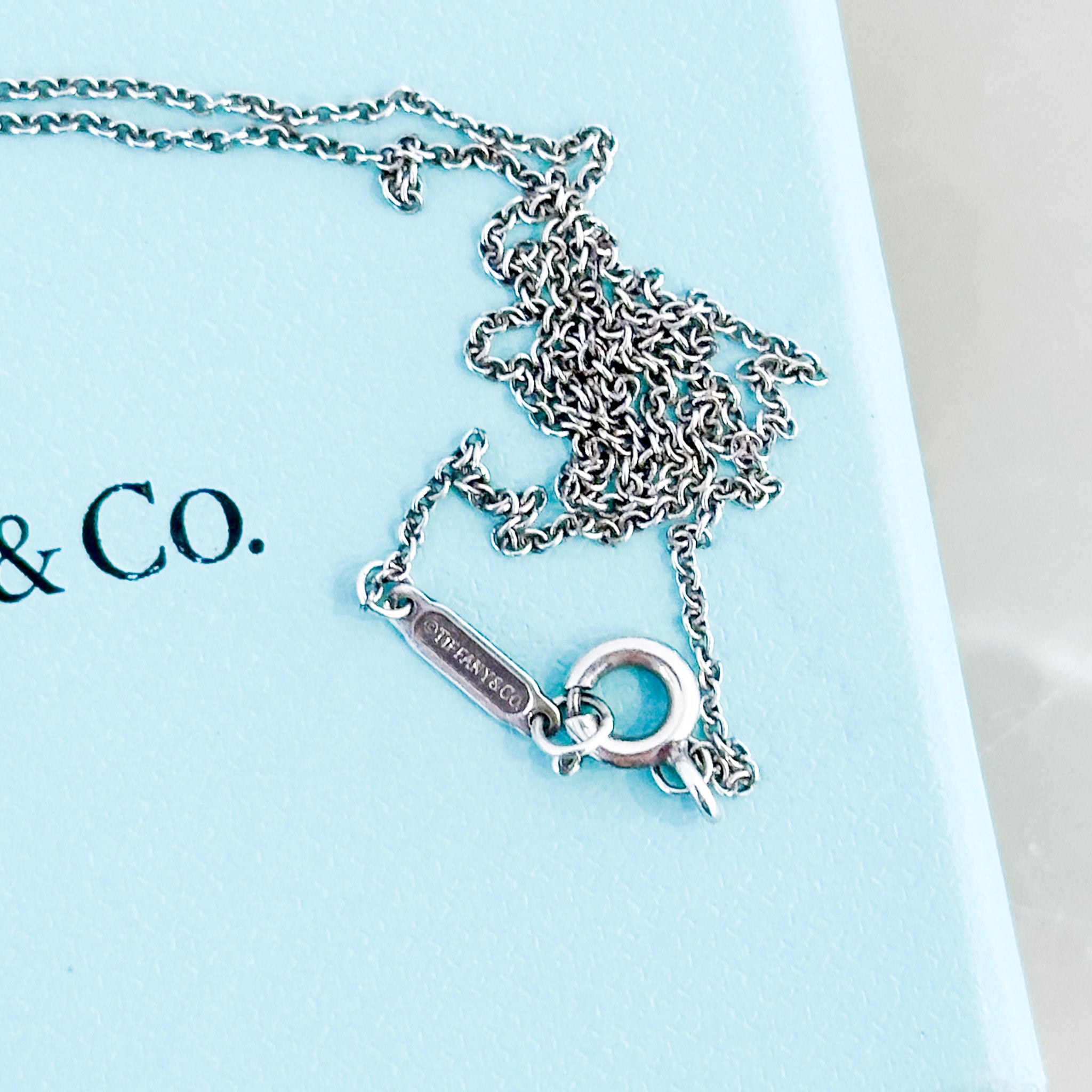 Tiffany & Co Return To Sender Necklace RRP £310 | Authentic Preloved - Reloved Again