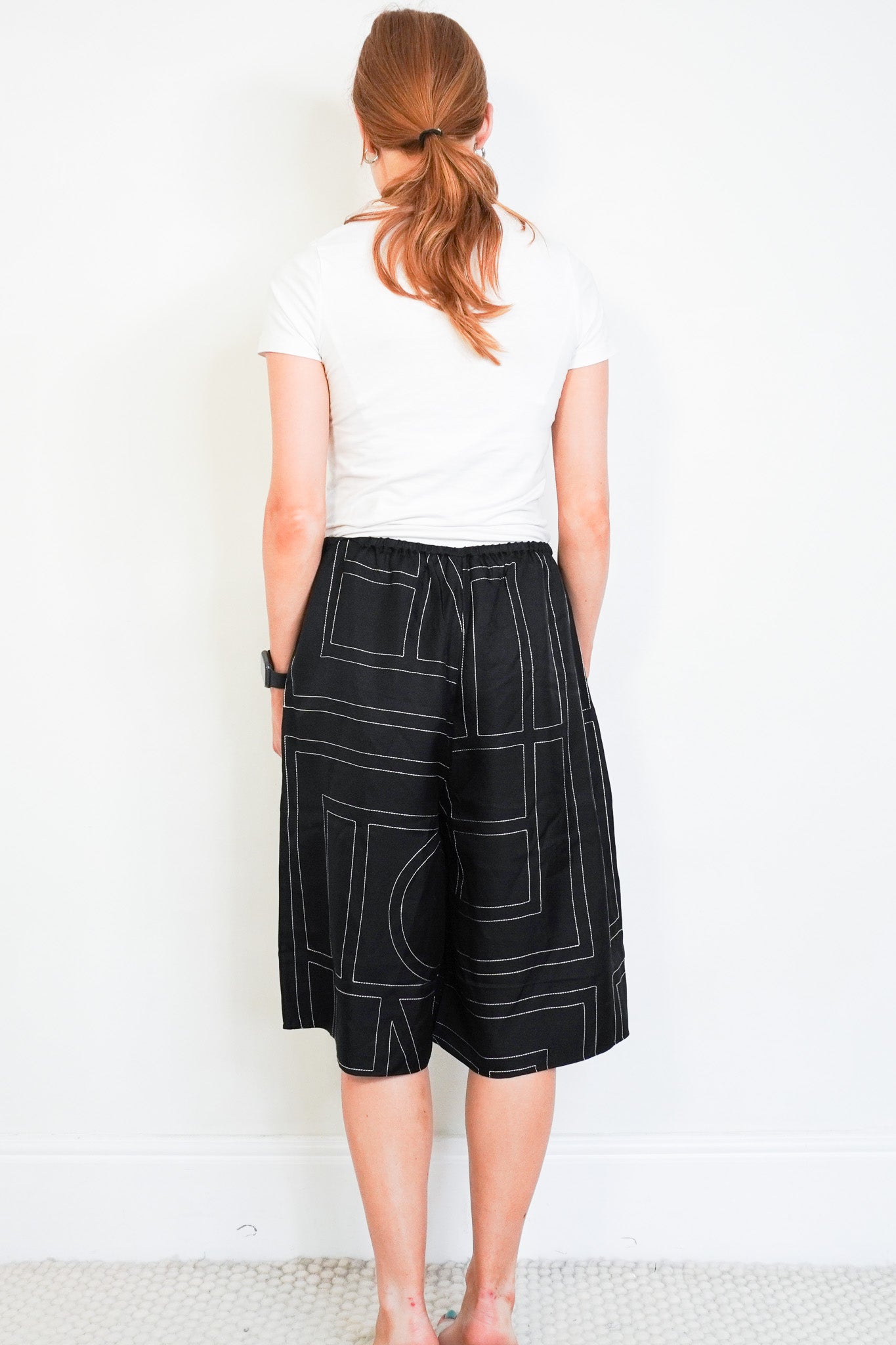 Toteme Black Silk Culottes (RRP £430) | Authentic Preloved - Reloved Again