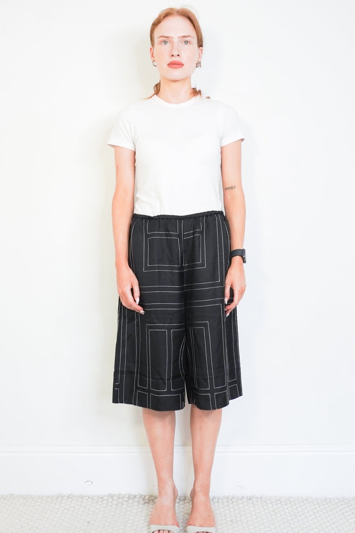 Toteme Black Silk Culottes (RRP £430) | Authentic Preloved - Reloved Again