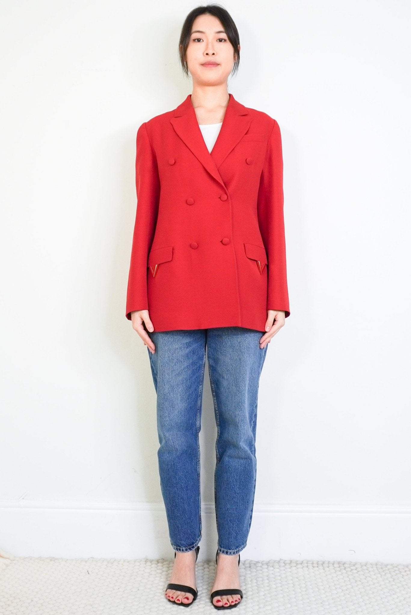 NEW Valentino Red Blazer RRP £1100 | Authentic Preloved - Reloved Again