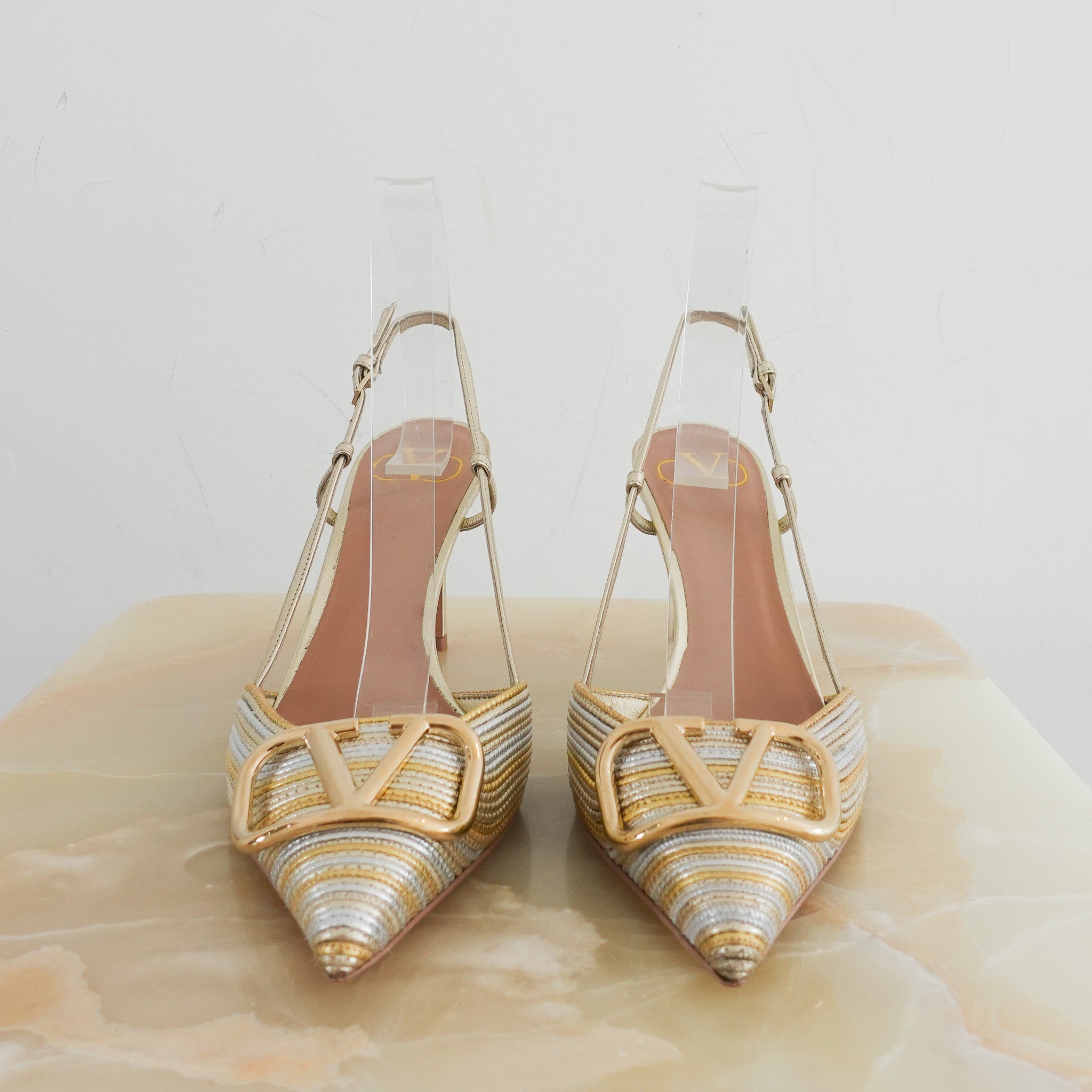 Valentino VG Slingback Heels RRP £850 | Authentic Preloved - Reloved Again
