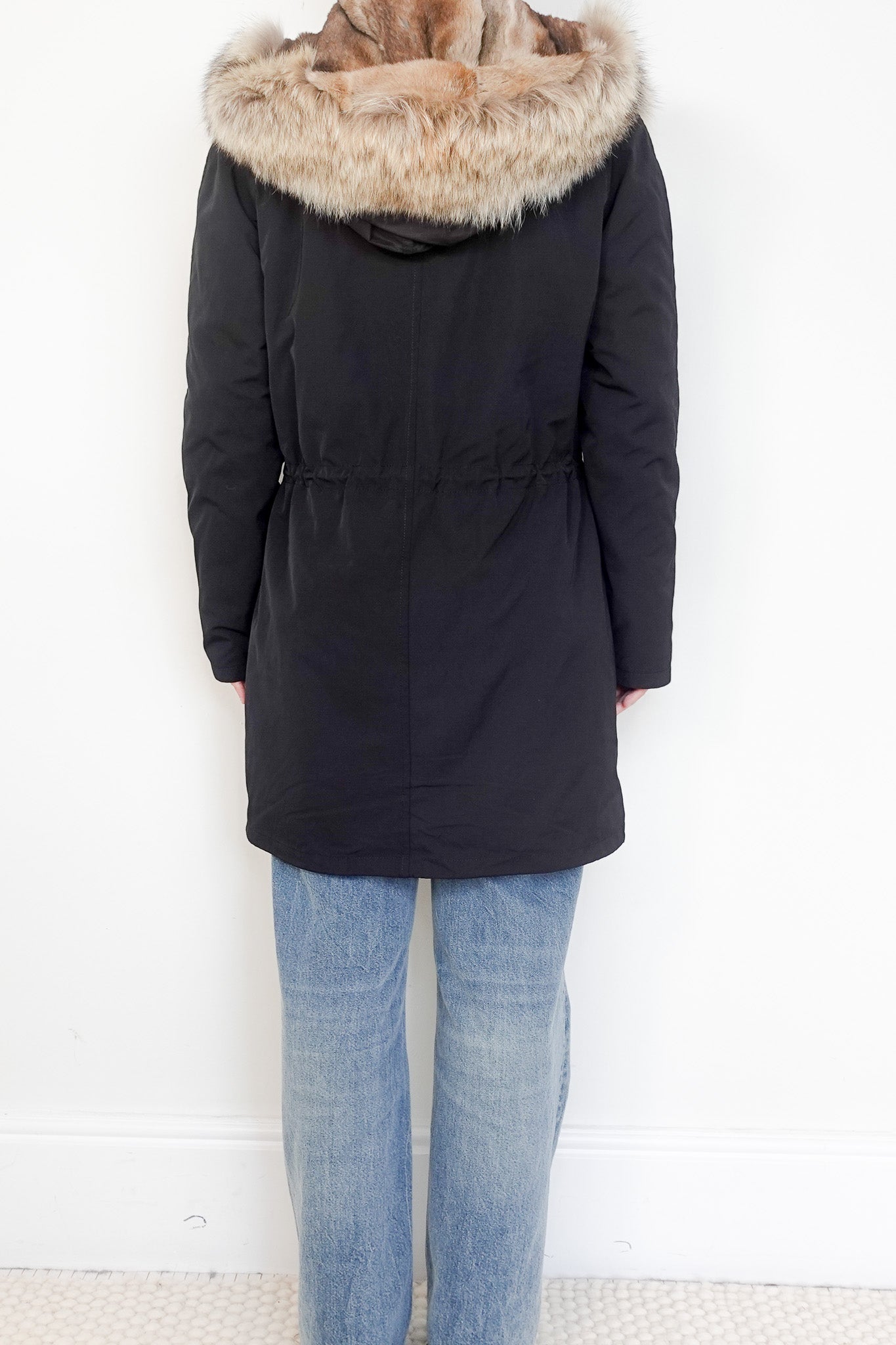 Yves Salomon Black Parka RRP £1900 | Authentic Preloved - Reloved Again