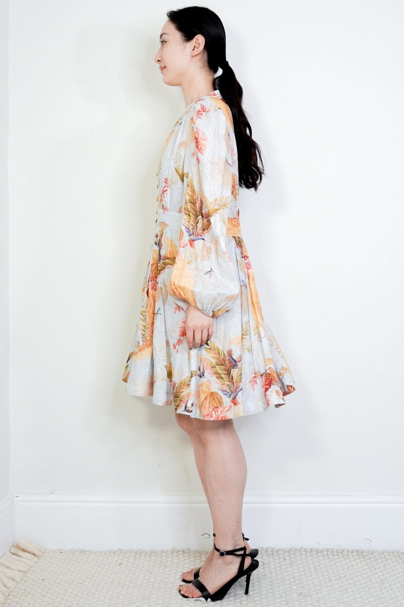 Zimmerman Blue Tropical Mini Dress RRP £650 | Authentic & Preloved - Reloved Again