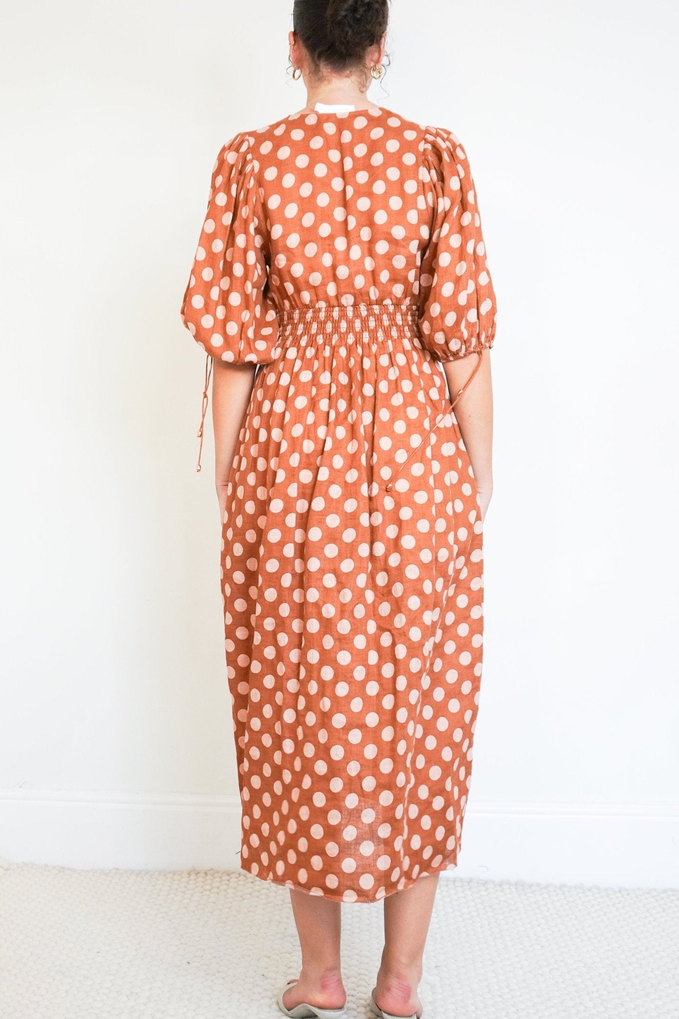 orange polka dot dress Zimmermann Polka Dot Dress RRP £725