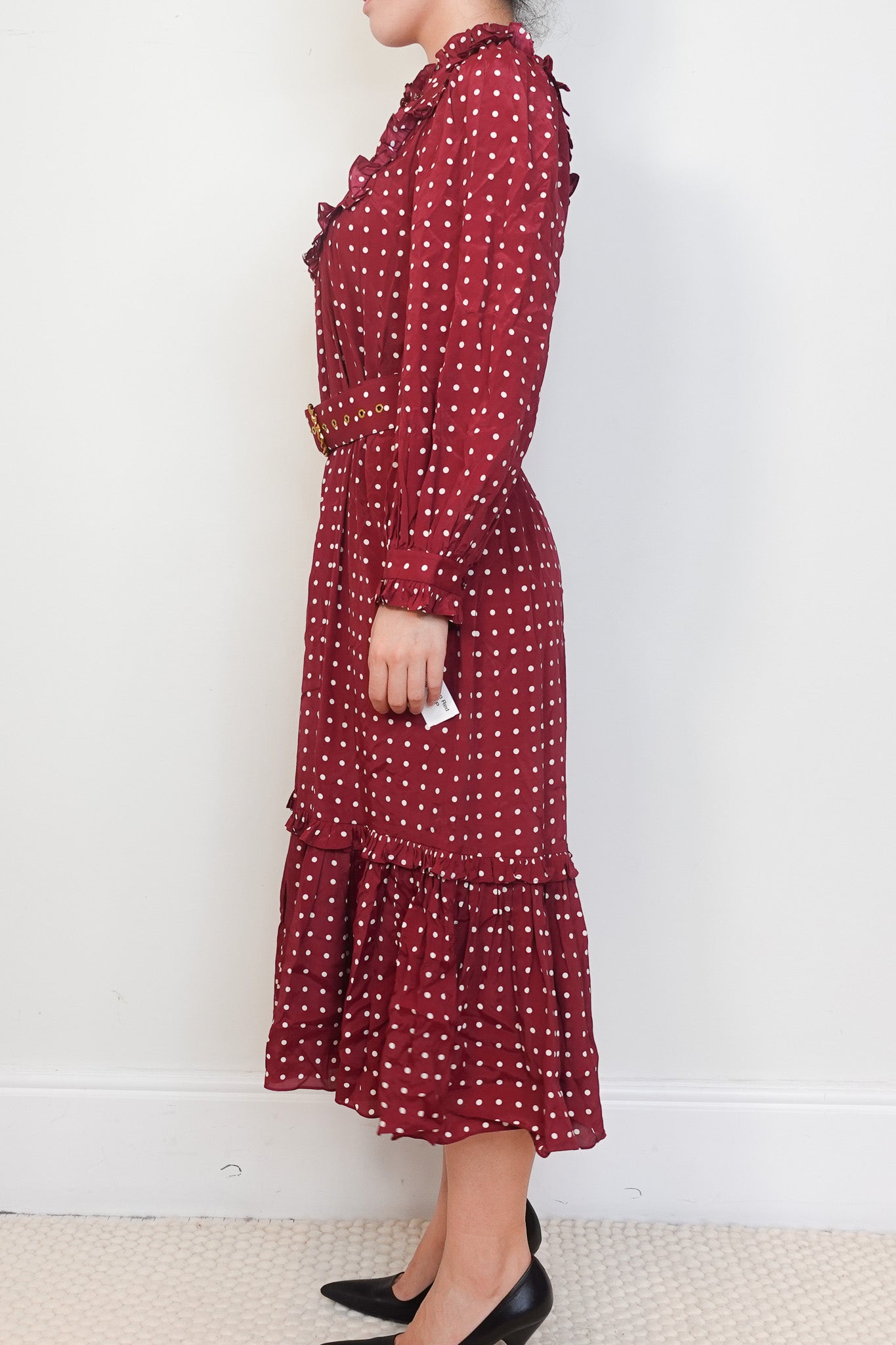 Zimmermann Red Polka Dot Maxi Dress RRP £795 | Authentic Preloved - Reloved Again