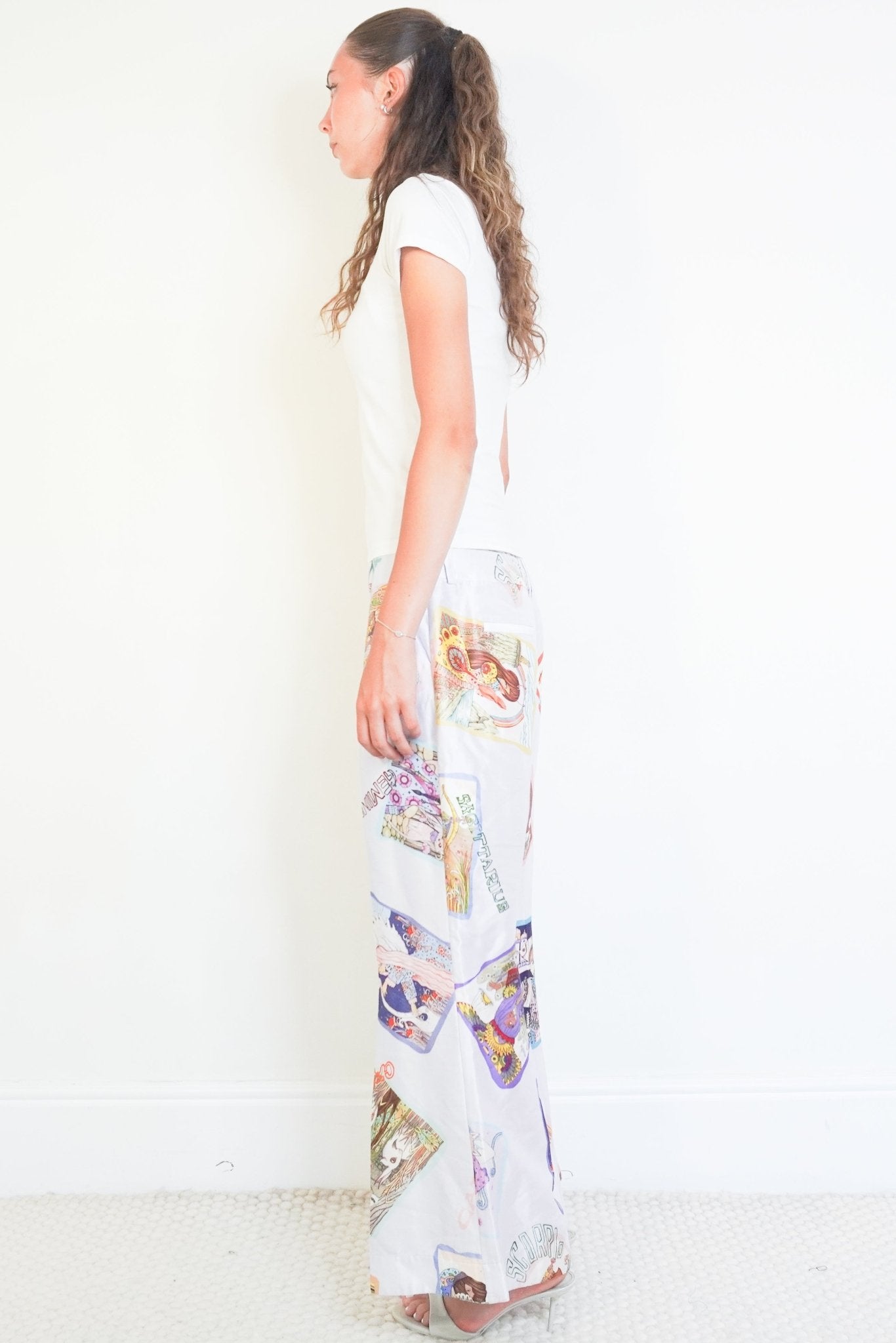 Zimmermann Zodiac Silk Trousers (RRP £400) | Authentic Preloved - Reloved Again