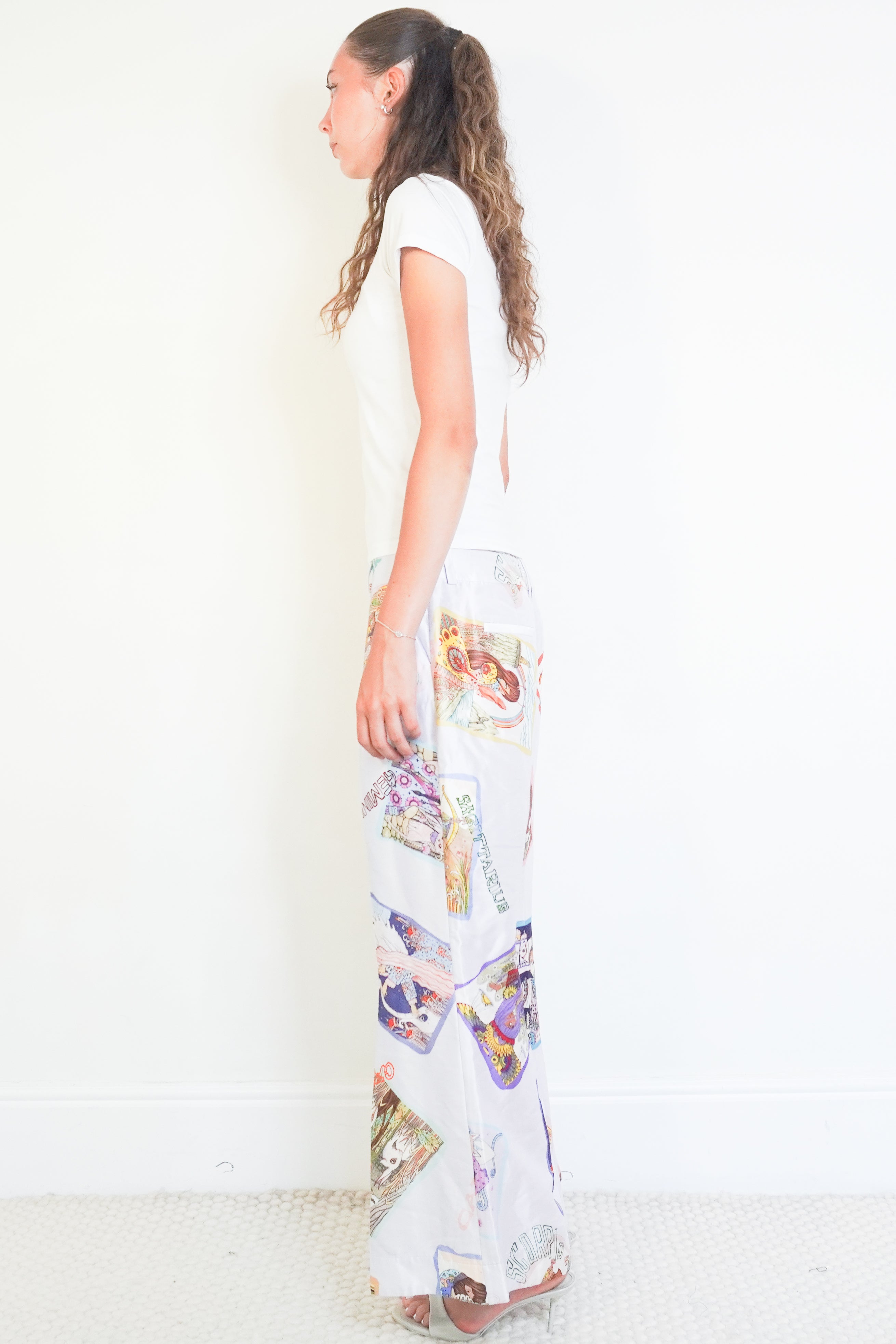 Zimmermann Zodiac Silk Trousers Side Picture